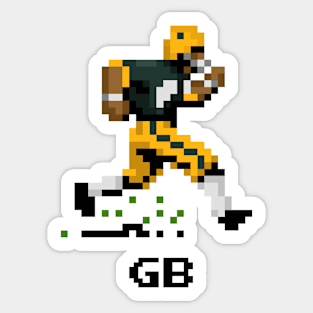 16-Bit Football - Green Bay Sticker